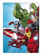 Fleece Plaid Avengers 1014 Home Sleep Time Blankets & Quilts Multi/pat...