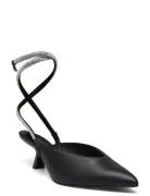 Pcanastasia Shimmer Heel Sandal Med Klack Black Pieces