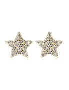Star Crystal Earing Accessories Jewellery Earrings Studs Gold By Jolim...