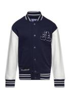 Jorcole Varsity Sweat Cardigan Os Mni Bomberjacka Navy Jack & J S