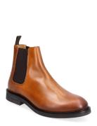 Classic Chelsea Boot - Pull Up Leather Stövletter Chelsea Boot Brown S...