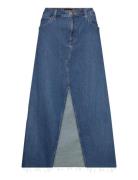 Maxi Skirt Lång Kjol Blue Lee Jeans