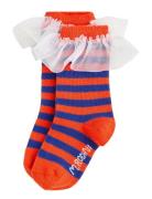 Stripe Frill 1-Pack Socks Sockor Strumpor Multi/patterned Mini Rodini