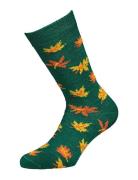 Alpacasocks&Co Fall Alpaca Leaves 1-Pack Grön