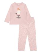 Halloween Pyjamas Pyjamas Set Pink Mango