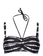 Wiki Bandeau Bikini Top Svart