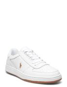 Court Leather Low-Top Sneaker Låga Sneakers White Polo Ralph Lauren