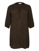 Kaffe Curve Kclouisa Ami Dress Brun