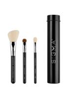Essential Trio Brush Set Black Makeup-penslar Smink Multi/patterned SI...