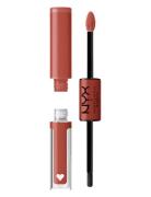 Shine Loud Pro Pigment Lip Shine Läppglans Smink Brown NYX Professiona...