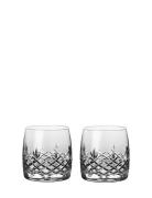 Crispy Dark Aqua - 2 Pcs. Home Tableware Glass Drinking Glass Grey Fre...