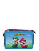 Super Mario, Pencil Case, Filled - Triple Decker Accessories Bags Penc...