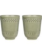 PotteryJo Daisy Mug 2-Pack Khaki Green