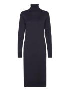 Saint Tropez Milasz Roll Neck Long Dress Blå