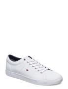 Essential Leather Sneaker Låga Sneakers White Tommy Hilfiger