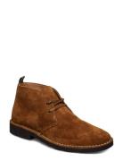 Talan Suede Chukka Boot Desert Boots Snörskor Brown Polo Ralph Lauren