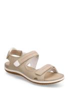 D Sandal Vega A Platta Sandaler Beige GEOX