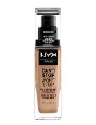 Can't Stop Won't Stop Foundation Foundation Smink NYX Professional Mak...