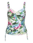 Langkawi Uw Twist Front Tankini Tankini Baddräkt Green Fantasie