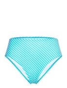 Jewel Cove Swimwear Bikinis Bikini Bottoms High Waist Bikinis Blue Fre...