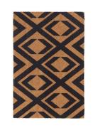 Dørmåtte, Hdindi, Natur/Sort Home Textiles Rugs & Carpets Door Mats Br...