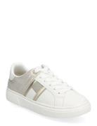 Flag Low Cut Lace-Up Sneaker Låga Sneakers White Tommy Hilfiger