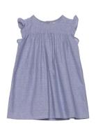 Dress Chambray Dot Dresses & Skirts Dresses Casual Dresses Sleeveless ...