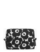 Vilja Mini Unikko Cosmetic Bag Necessär Black Marimekko Home