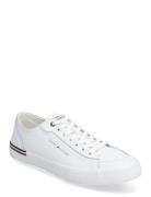 Corporate Vulc Leather Låga Sneakers White Tommy Hilfiger