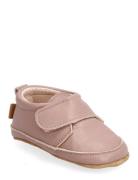 Melton Luxury Leather Slippers Rosa