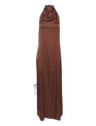 Walerygz Maxi Dress Knälång Klänning Brown Gestuz