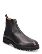 S.T. VALENTIN Lightweight Chelsea Boot - Grained Leather Svart