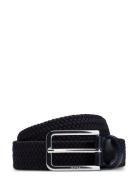 Clorio_Sz30 Accessories Belts Braided Belt Navy BOSS
