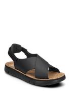 Oruga Sandal Platta Sandaler Black Camper