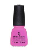 Nail Lacquer Nagellack Smink Pink China Glaze