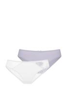 Amora-2Pp Brief Trosa Brief Tanga White Dorina