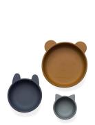 Eddie Bowls 3-Pack Home Meal Time Plates & Bowls Bowls Brown Liewood