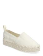 Platform Espadrille Ml Btw Sandaletter Expadrilles Låga Cream Calvin K...