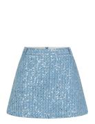 Lemara Skirt Kort Kjol Blue Second Female