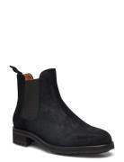 Bryson Waxed Suede Chelsea Boot Stövletter Chelsea Boot Black Polo Ral...