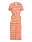 Saint Tropez Blancasz Ss Dress Orange