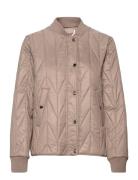 Kingasz Short Jacket Kviltad Jacka Beige Saint Tropez