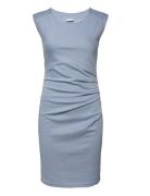 Kaindia Round-Neck Dress Kort Klänning Blue Kaffe