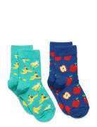 2-Pack Kids Fruit Socks Sockor Strumpor Multi/patterned Happy Socks