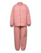 Thermal Set Outerwear Thermo Outerwear Thermo Sets Pink Color Kids