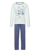 Long Pyjamas Pyjamas Set Blue Frost