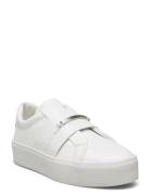 Flatform Cupsole Slip On W/Hw Låga Sneakers White Calvin Klein