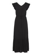 Bymmjoella Frill Dress 2 - Knälång Klänning Black B.young