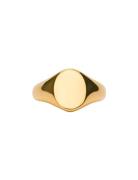 IX Studios Ix Mini Oval Signet Ring Guld