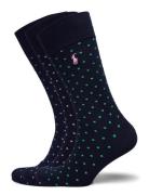 Bci Combed Cotton-3Pk Multi Dot Underwear Socks Regular Socks Blue Pol...